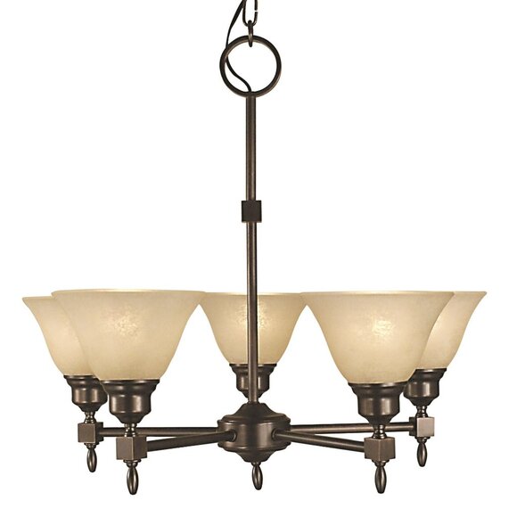 Framburg Taylor 24 Inch 5 Light Chandelier Taylor - 2435 PN/CM - Transitional - Picture 1 of 1